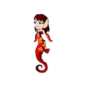 Jacy the Seahorse Mermaid